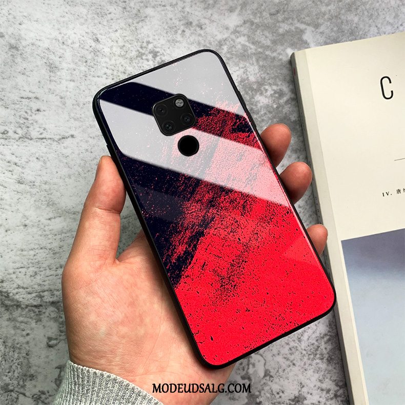 Huawei Mate 20 X Etui Cover Af Personlighed Blød Net Red Blå