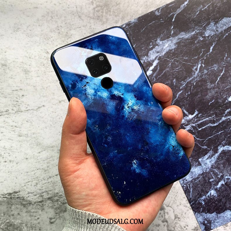 Huawei Mate 20 X Etui Cover Af Personlighed Blød Net Red Blå