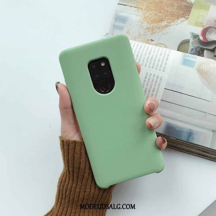 Huawei Mate 20 X Etui / Cover Anti-fald Hvid Gul Silikone Cow