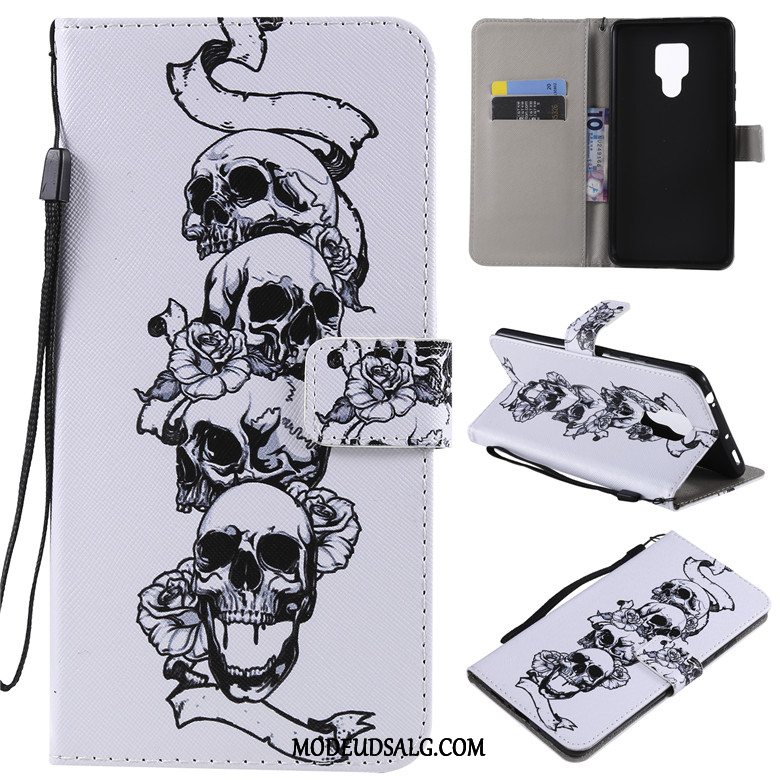 Huawei Mate 20 X Etui / Cover Blå Blød Clamshell Cartoon