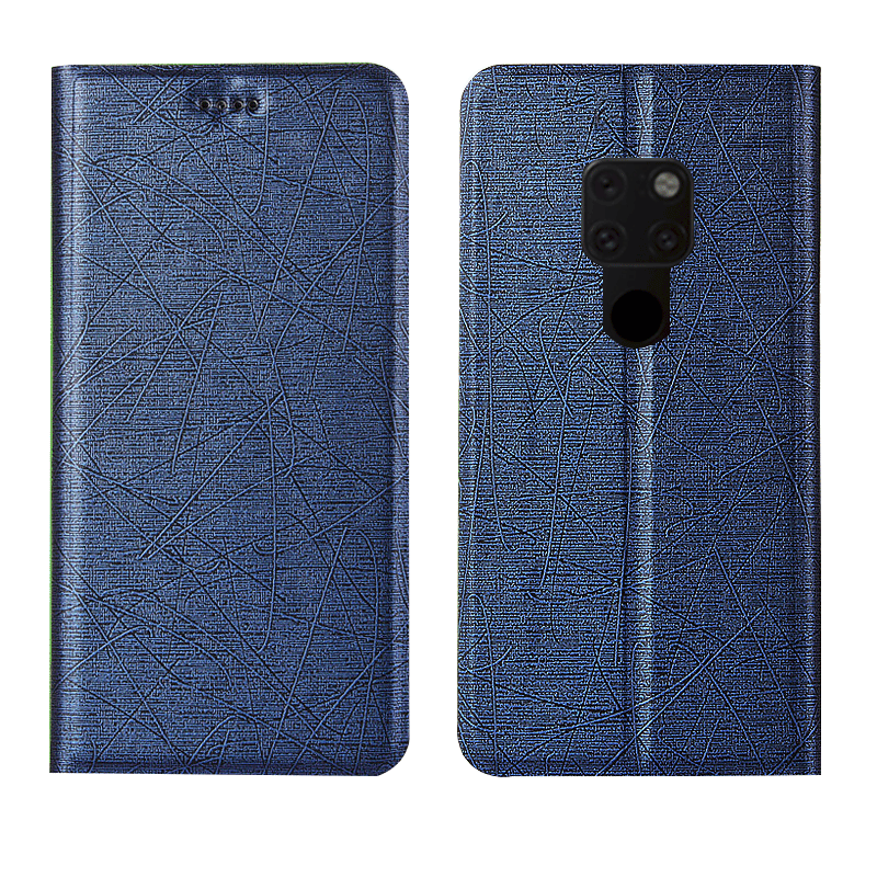 Huawei Mate 20 X Etui Cover Silikone Silke Anti-fald Folio