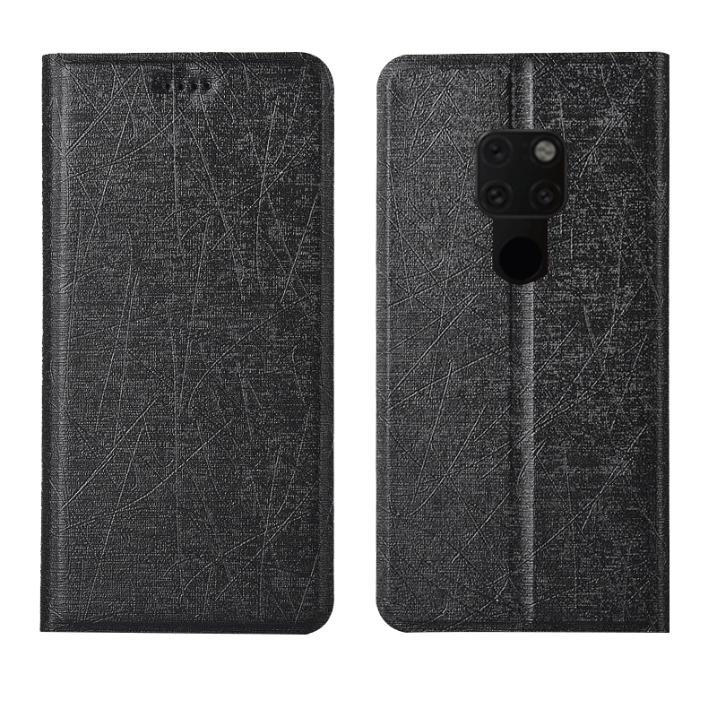 Huawei Mate 20 X Etui Cover Silikone Silke Anti-fald Folio