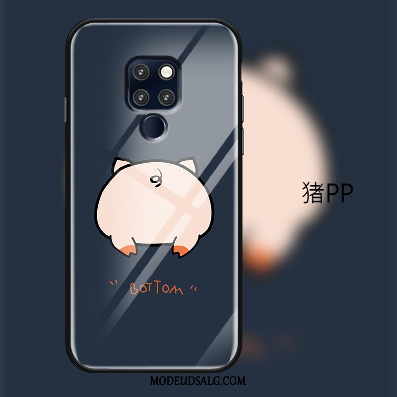 Huawei Mate 20 X Etui Hjerte Smuk Cartoon Cover Lyserød