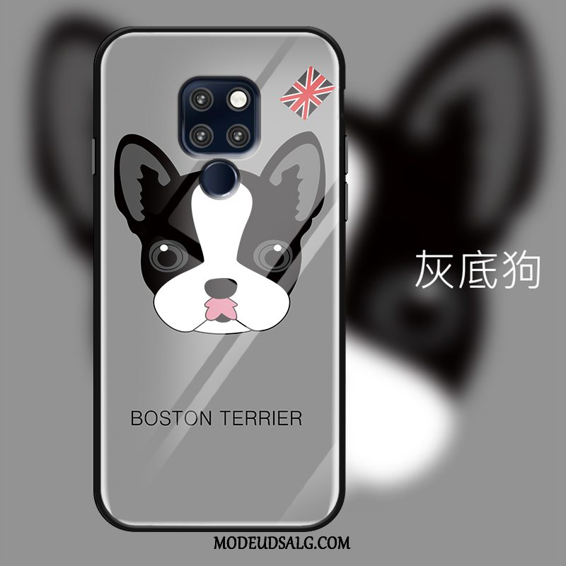 Huawei Mate 20 X Etui Kreativ Hund Beskyttelse Spejl Smuk