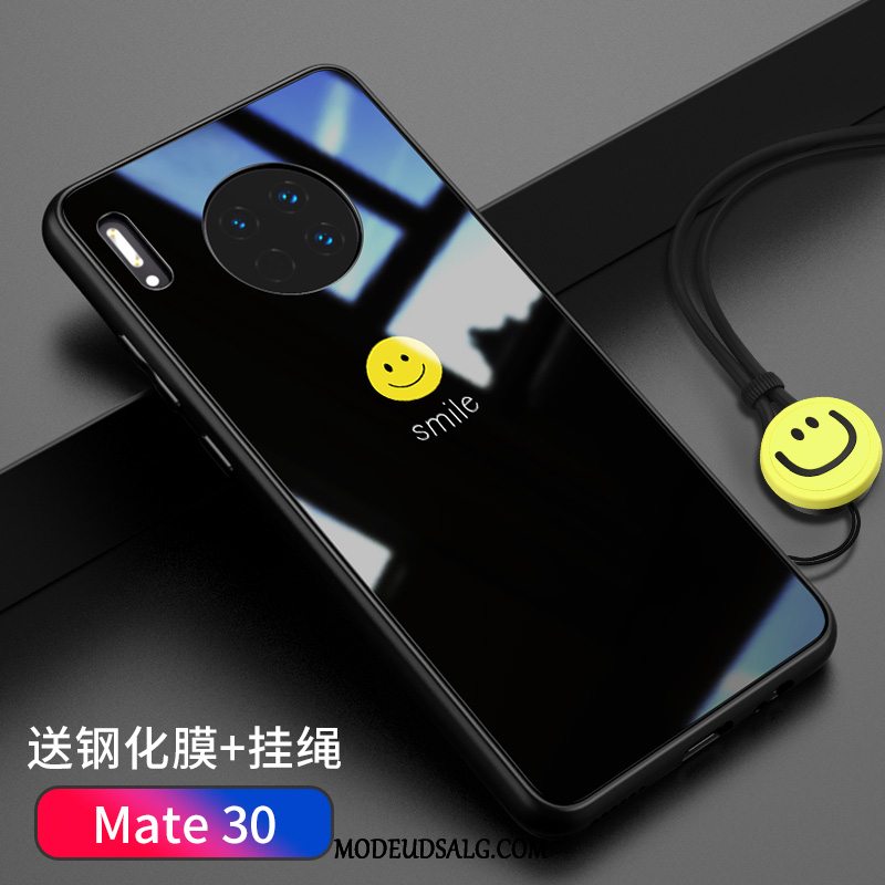 Huawei Mate 30 Etui Af Personlighed Hærdet Glas Tynd Kreativ Ramme