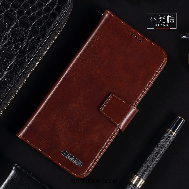 Huawei Mate 30 Etui / Cover Folio Ægte Læder Rød Alt Inklusive Beskyttelse