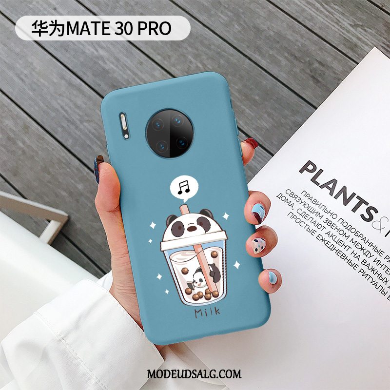 Huawei Mate 30 Pro Etui Alt Inklusive Nubuck Kreativ Blød Beskyttelse