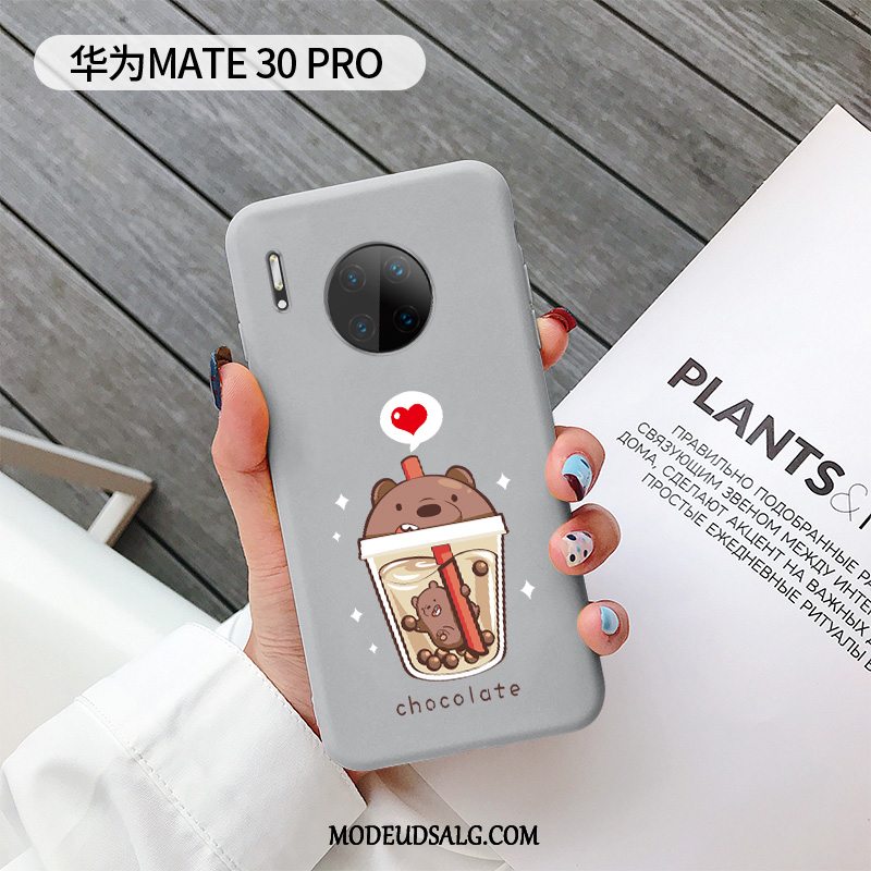 Huawei Mate 30 Pro Etui Alt Inklusive Nubuck Kreativ Blød Beskyttelse