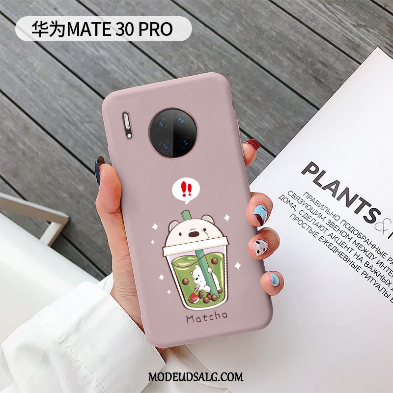 Huawei Mate 30 Pro Etui Alt Inklusive Nubuck Kreativ Blød Beskyttelse