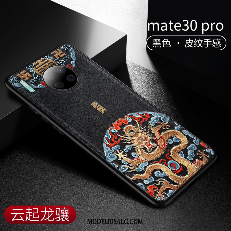 Huawei Mate 30 Pro Etui Beskyttelse Anti-fald Kinesisk Stil Grøn Cover