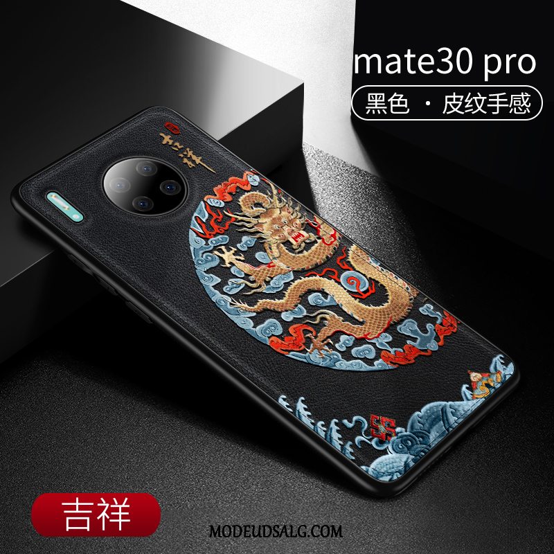 Huawei Mate 30 Pro Etui Beskyttelse Anti-fald Kinesisk Stil Grøn Cover