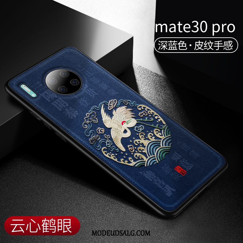 Huawei Mate 30 Pro Etui Beskyttelse Anti-fald Kinesisk Stil Grøn Cover