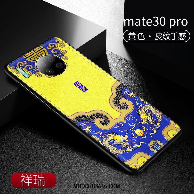 Huawei Mate 30 Pro Etui Beskyttelse Anti-fald Kinesisk Stil Grøn Cover