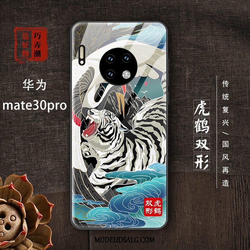 Huawei Mate 30 Pro Etui Beskyttelse Tynd Skridsikre Blå Trendy