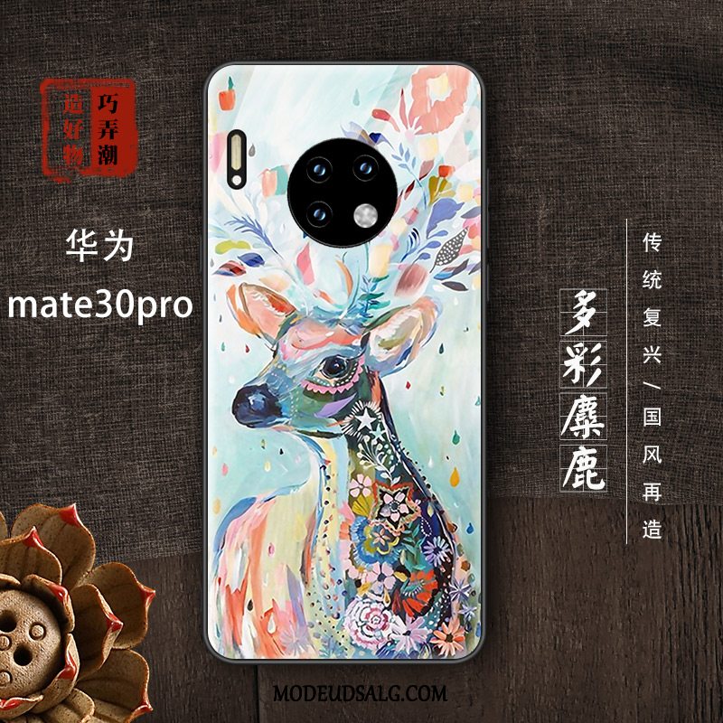 Huawei Mate 30 Pro Etui Beskyttelse Tynd Skridsikre Blå Trendy