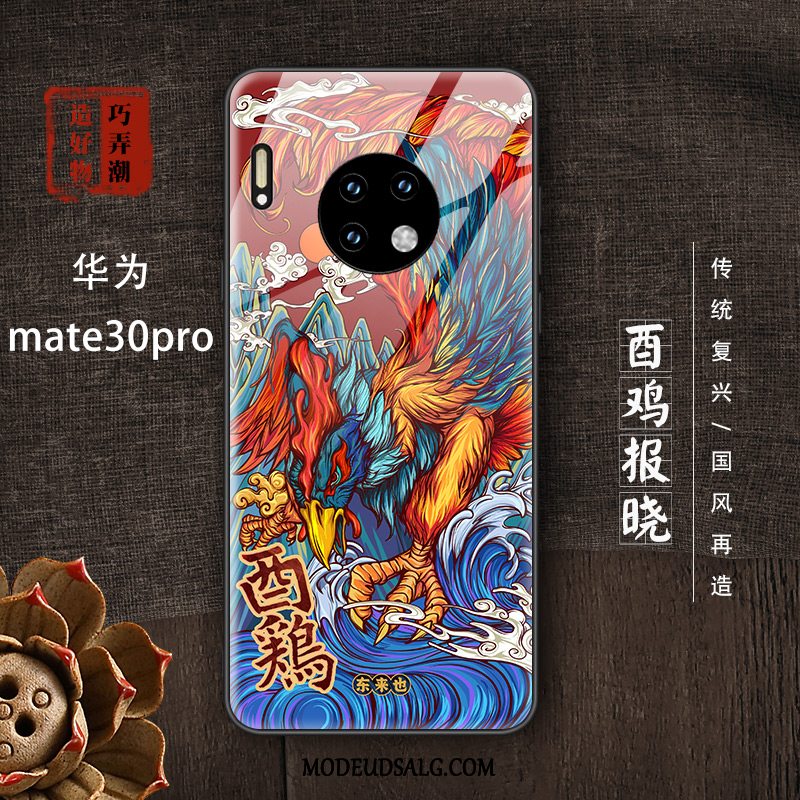 Huawei Mate 30 Pro Etui Beskyttelse Tynd Skridsikre Blå Trendy