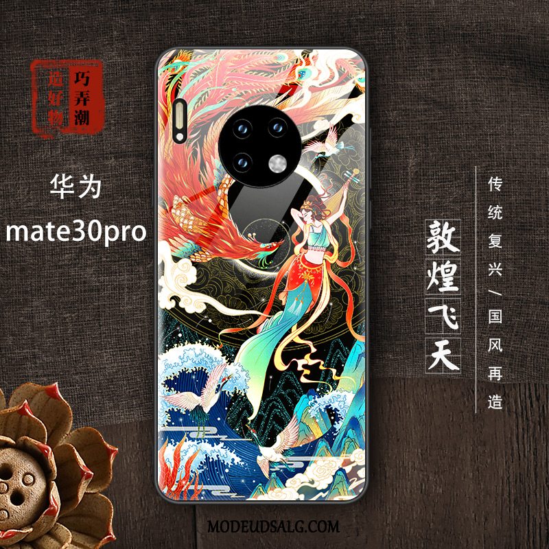 Huawei Mate 30 Pro Etui Beskyttelse Tynd Skridsikre Blå Trendy