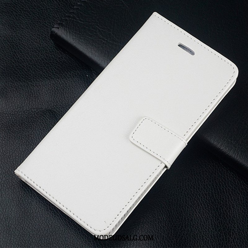 Huawei Mate 30 Pro Etui / Cover Hvid Business Anti-fald Lædertaske Folio