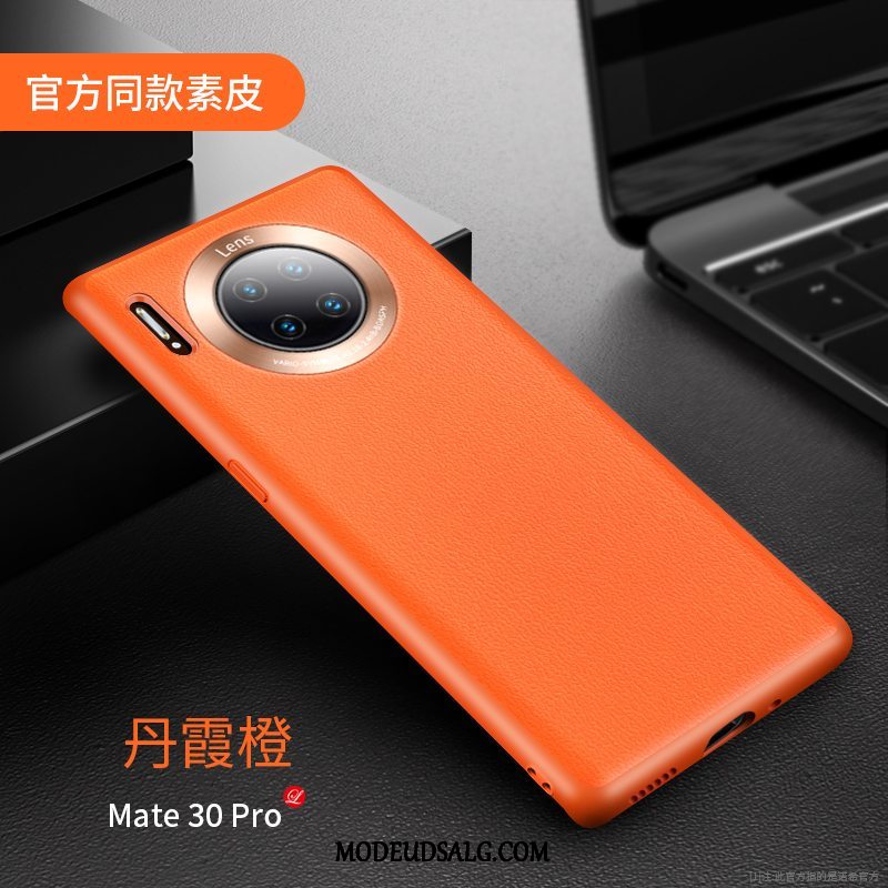 Huawei Mate 30 Pro Etui / Cover Silikone Anti-fald Læder Alt Inklusive High End