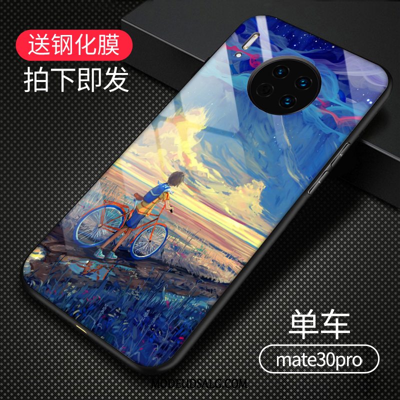 Huawei Mate 30 Pro Etui / Cover Trend Hærdet Glas Anti-fald Kinesisk Stil Ny