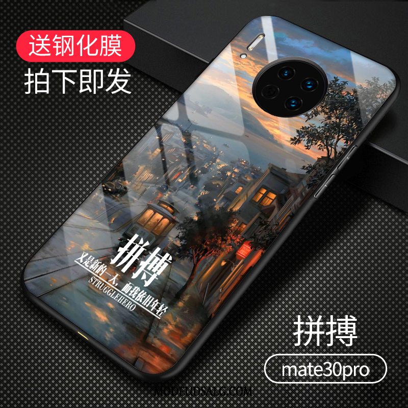 Huawei Mate 30 Pro Etui / Cover Trend Hærdet Glas Anti-fald Kinesisk Stil Ny