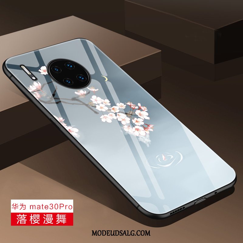 Huawei Mate 30 Pro Etui Glas Kreativ Anti-fald Cover Silikone