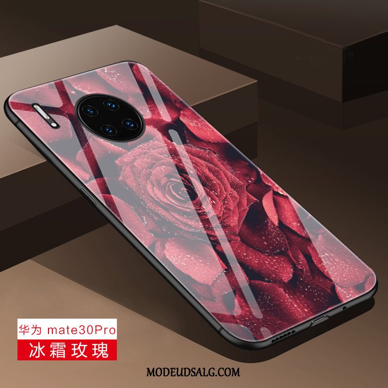 Huawei Mate 30 Pro Etui Glas Kreativ Anti-fald Cover Silikone