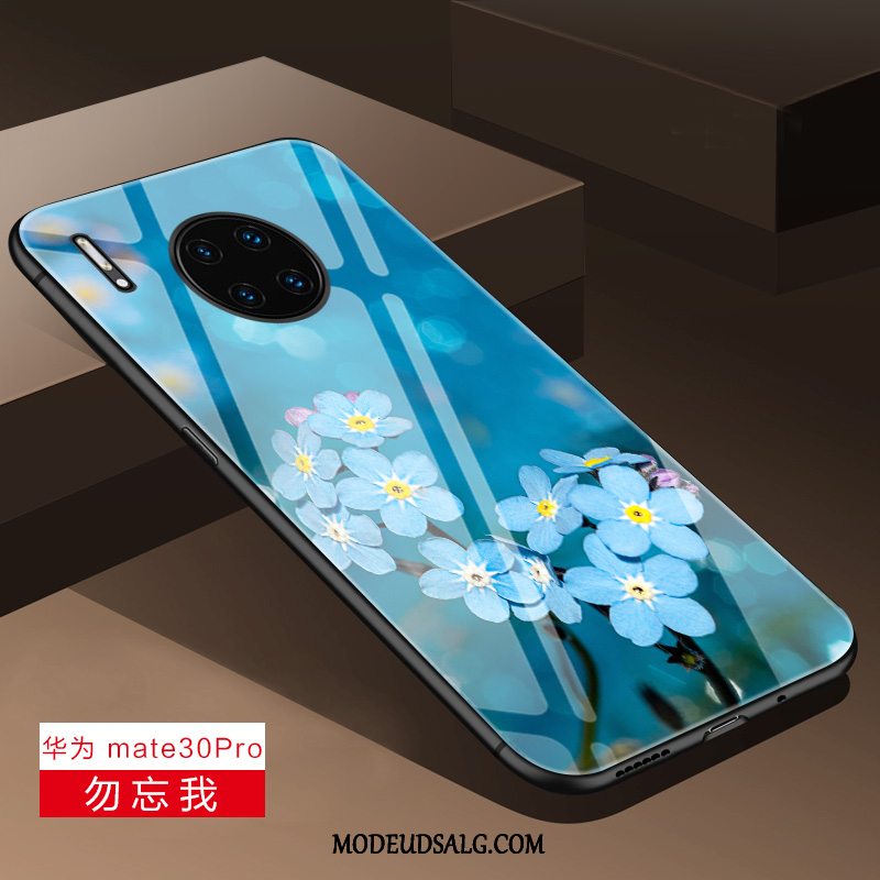 Huawei Mate 30 Pro Etui Glas Kreativ Anti-fald Cover Silikone