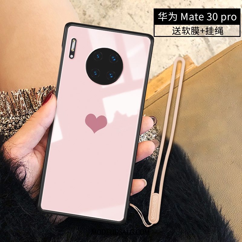 Huawei Mate 30 Pro Etui Kærlighed Anti-fald Beskyttelse Cover Simple