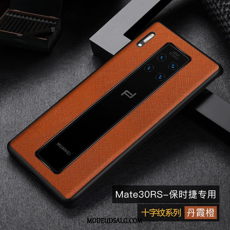 Huawei Mate 30 Rs Etui Af Personlighed Ægte Læder Net Red Design Cover