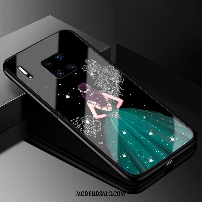 Huawei Mate 30 Rs Etui Rød Gaze Glas Beskyttelse