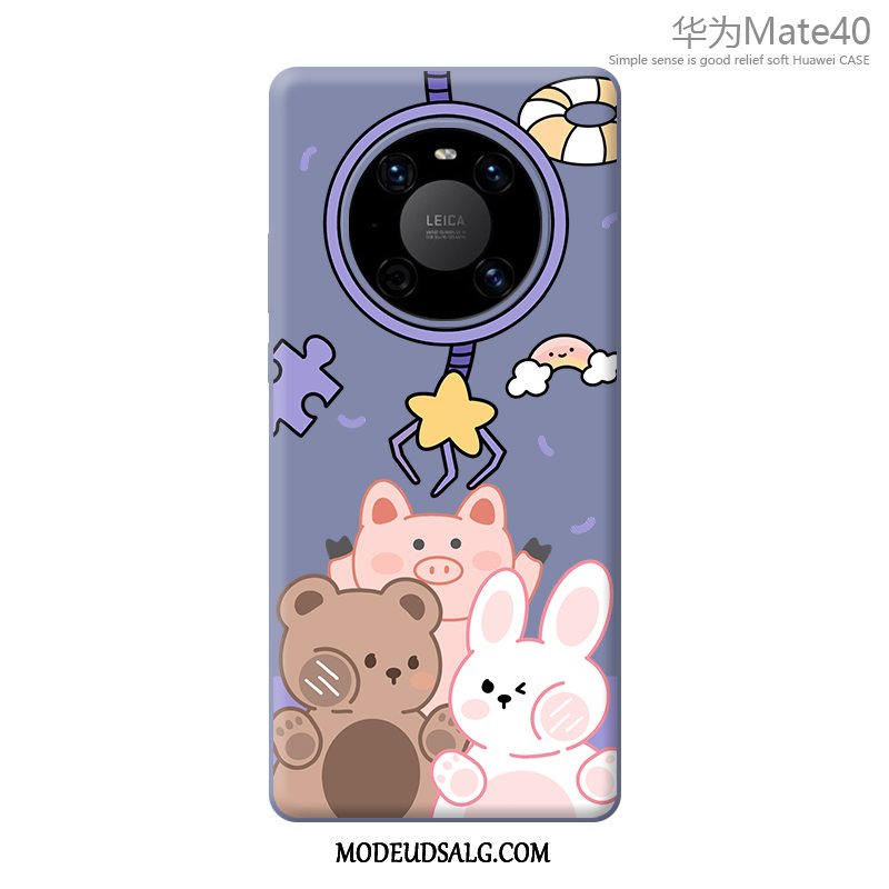 Huawei Mate 40 Etui Alt Inklusive Cover Cartoon Kreativ Ny