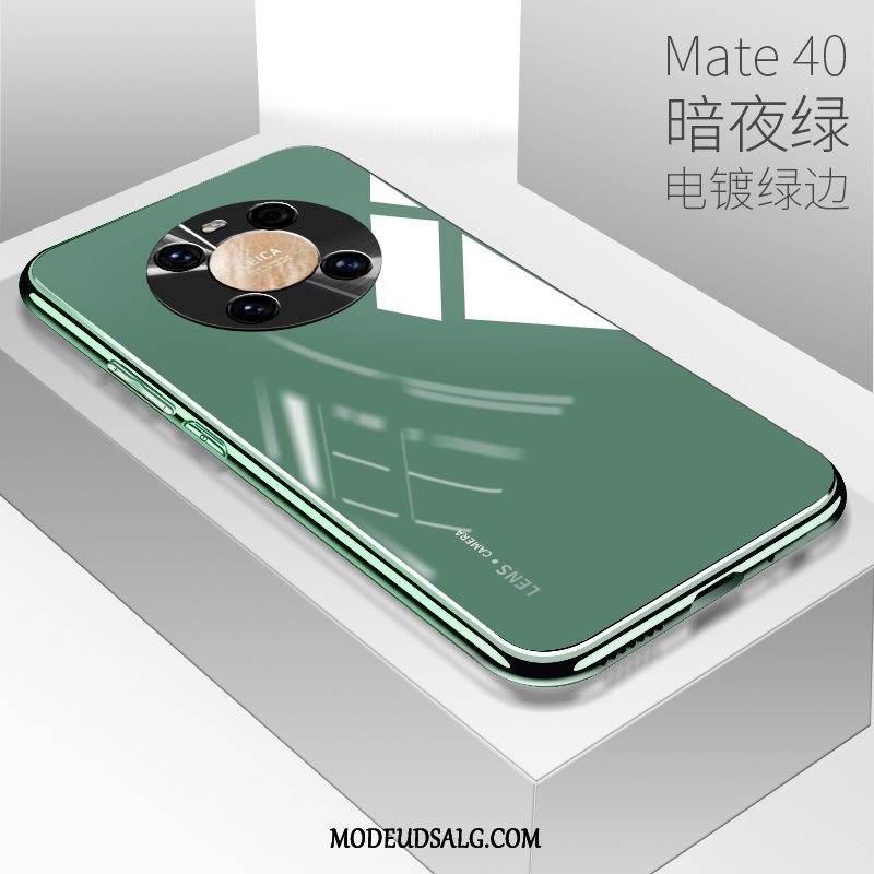 Huawei Mate 40 Etui / Cover Belægning Alt Inklusive Anti-fald Glas Gul