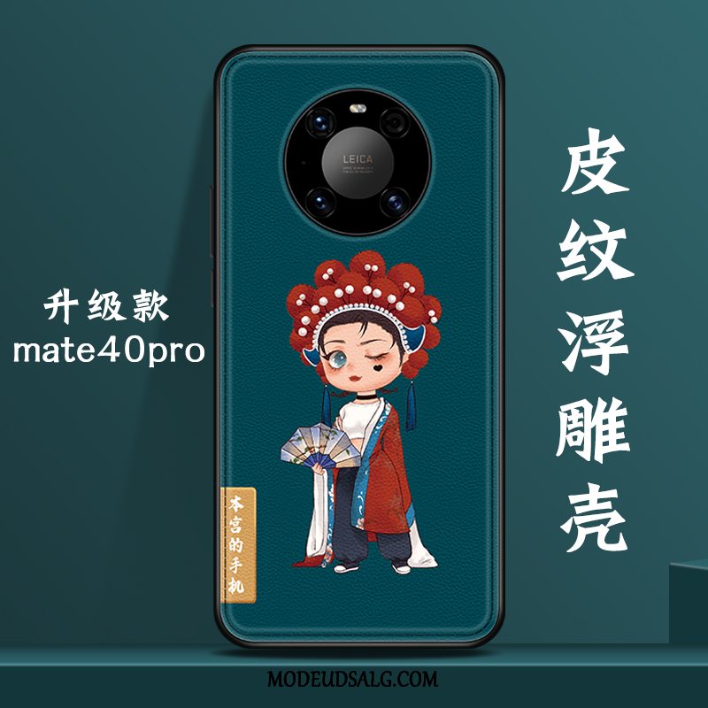 Huawei Mate 40 Pro Etui Af Personlighed Trend Rød Alt Inklusive Anti-fald