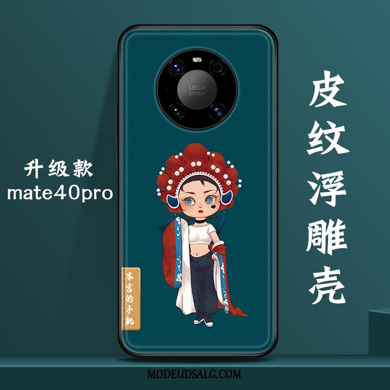 Huawei Mate 40 Pro Etui Af Personlighed Trend Rød Alt Inklusive Anti-fald