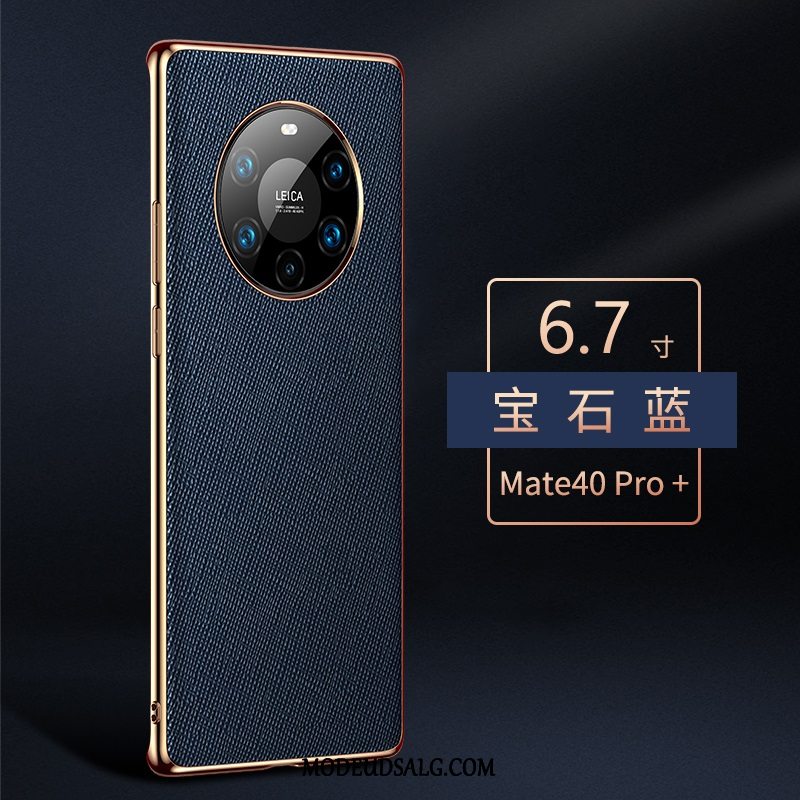 Huawei Mate 40 Pro+ Etui Lilla High End Luksus Cover Beskyttelse