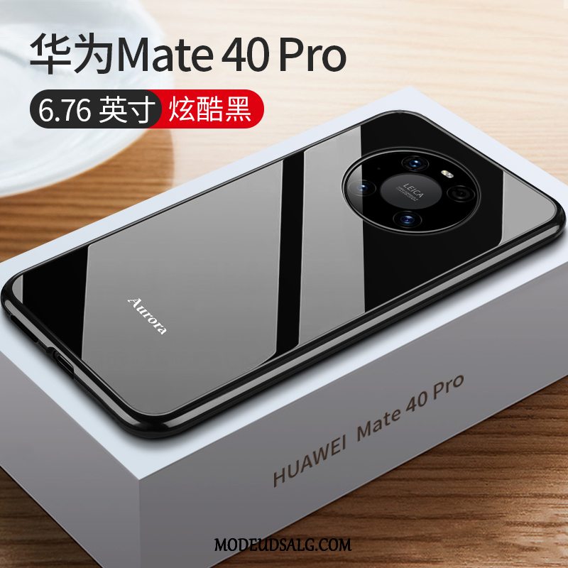 Huawei Mate 40 Pro Etui Metal Ramme Ny Cover Tynd