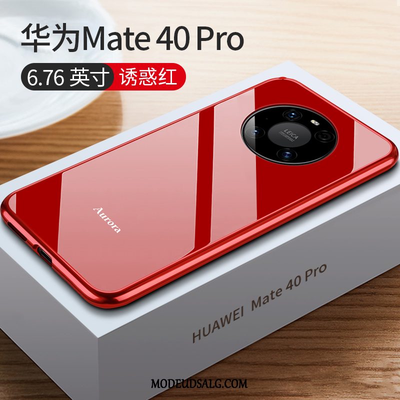 Huawei Mate 40 Pro Etui Metal Ramme Ny Cover Tynd