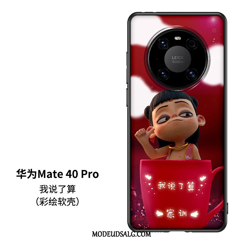 Huawei Mate 40 Pro Etui Trend Kinesisk Stil Cartoon Elskeren Kreativ