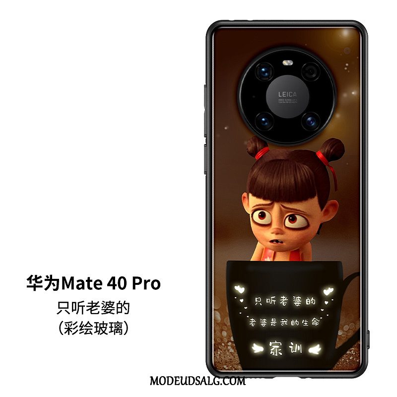 Huawei Mate 40 Pro Etui Trend Kinesisk Stil Cartoon Elskeren Kreativ