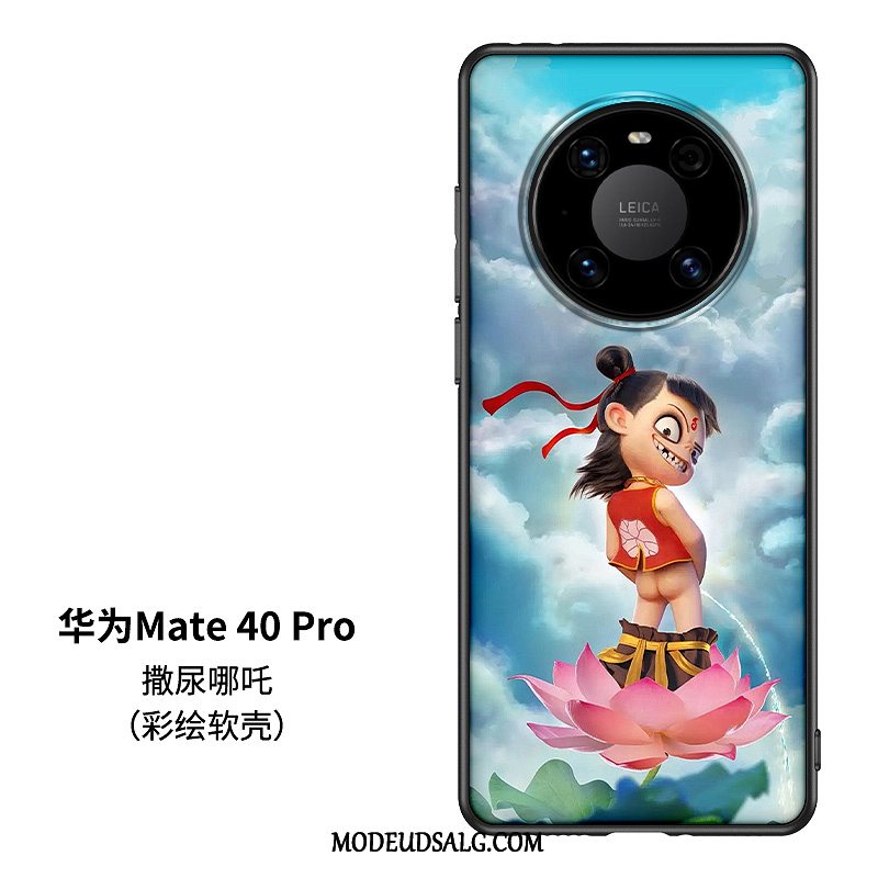 Huawei Mate 40 Pro Etui Trend Kinesisk Stil Cartoon Elskeren Kreativ