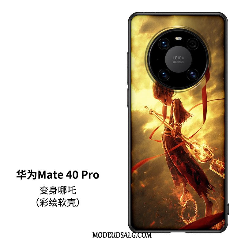 Huawei Mate 40 Pro Etui Trend Kinesisk Stil Cartoon Elskeren Kreativ