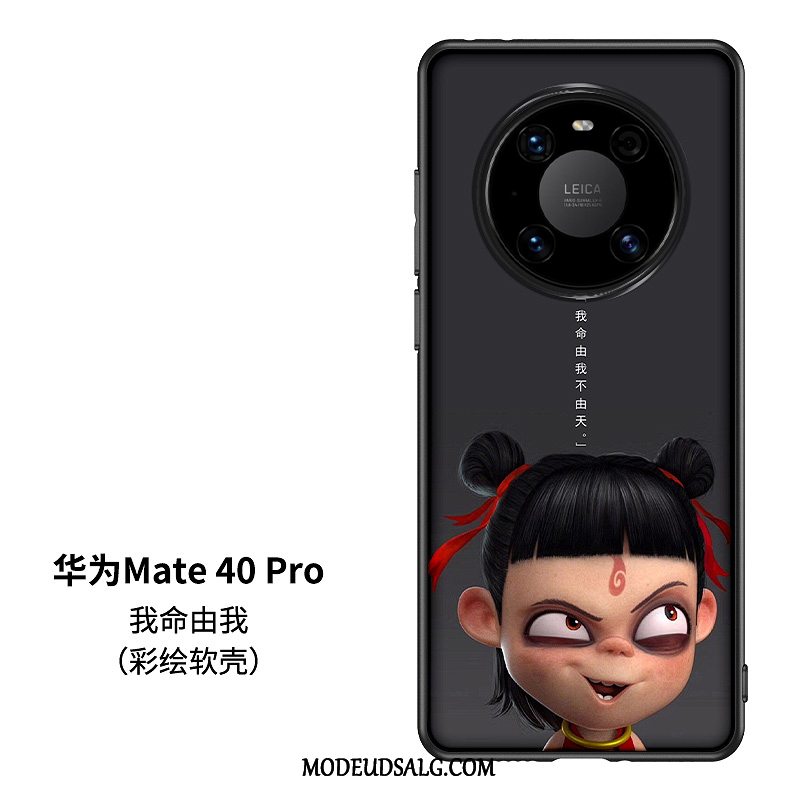 Huawei Mate 40 Pro Etui Trend Kinesisk Stil Cartoon Elskeren Kreativ