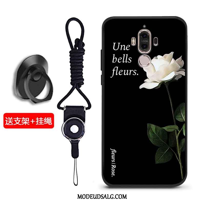 Huawei Mate 9 Etui Blød Sort Anti-fald Silikone Cover