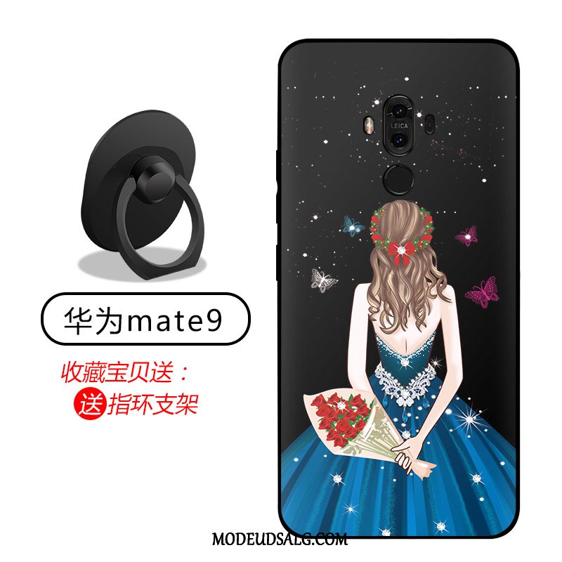 Huawei Mate 9 Etui Cover Blød Cartoon Alt Inklusive Rød