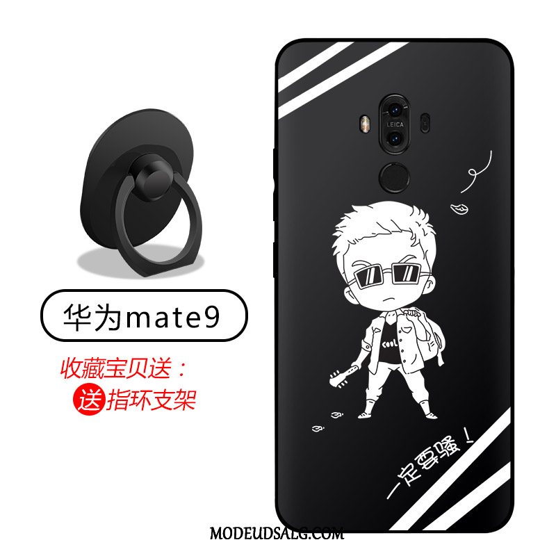 Huawei Mate 9 Etui Cover Blød Cartoon Alt Inklusive Rød