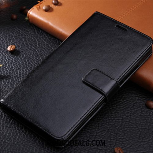 Huawei Mate 9 Etui / Cover Folio Lædertaske Silikone Sort