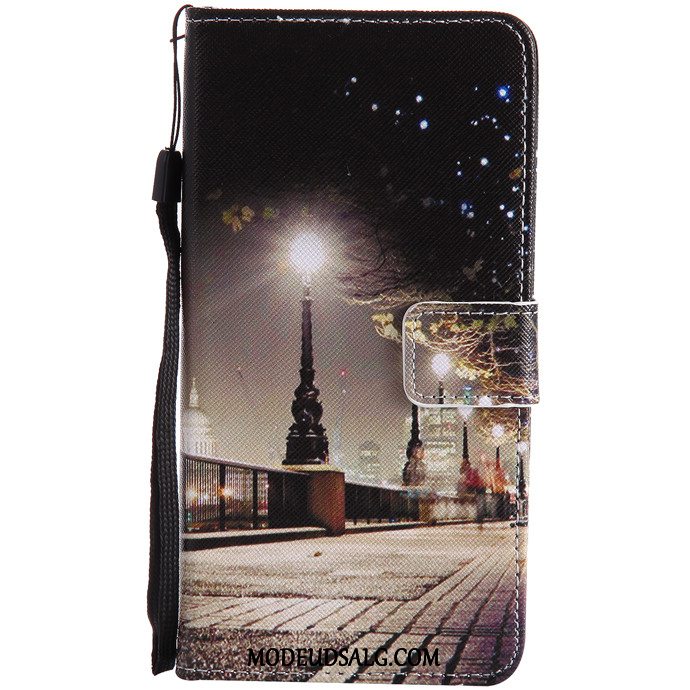 Huawei Mate 9 Etui / Cover Hvid Silikone Trend Cartoon Anti-fald