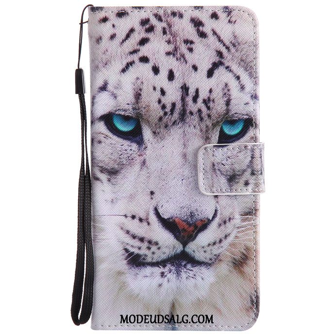 Huawei Mate 9 Etui / Cover Hvid Silikone Trend Cartoon Anti-fald