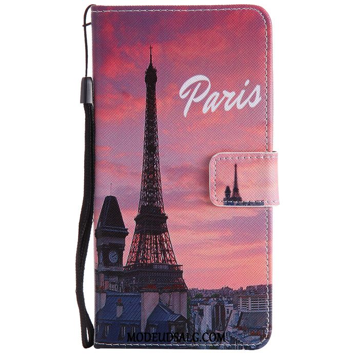 Huawei Mate 9 Etui / Cover Hvid Silikone Trend Cartoon Anti-fald